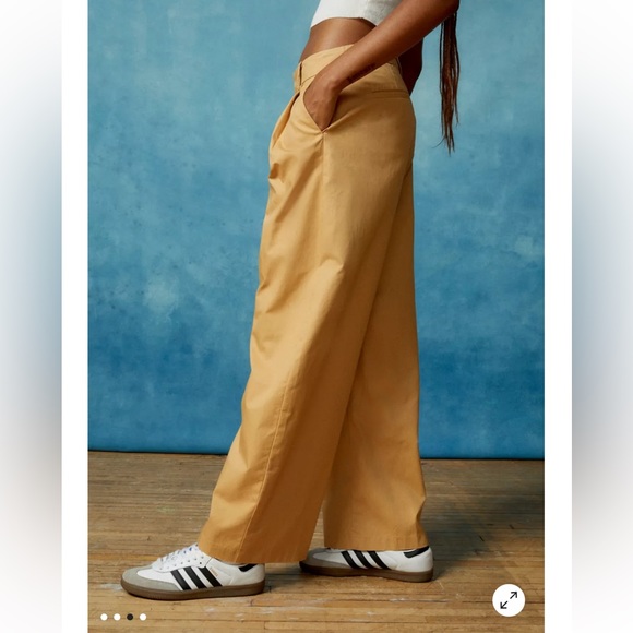 BDG Grandpa Twill Mid-Rise Trouser Pant - Picture 3 of 4